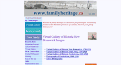 Desktop Screenshot of familyheritage.ca